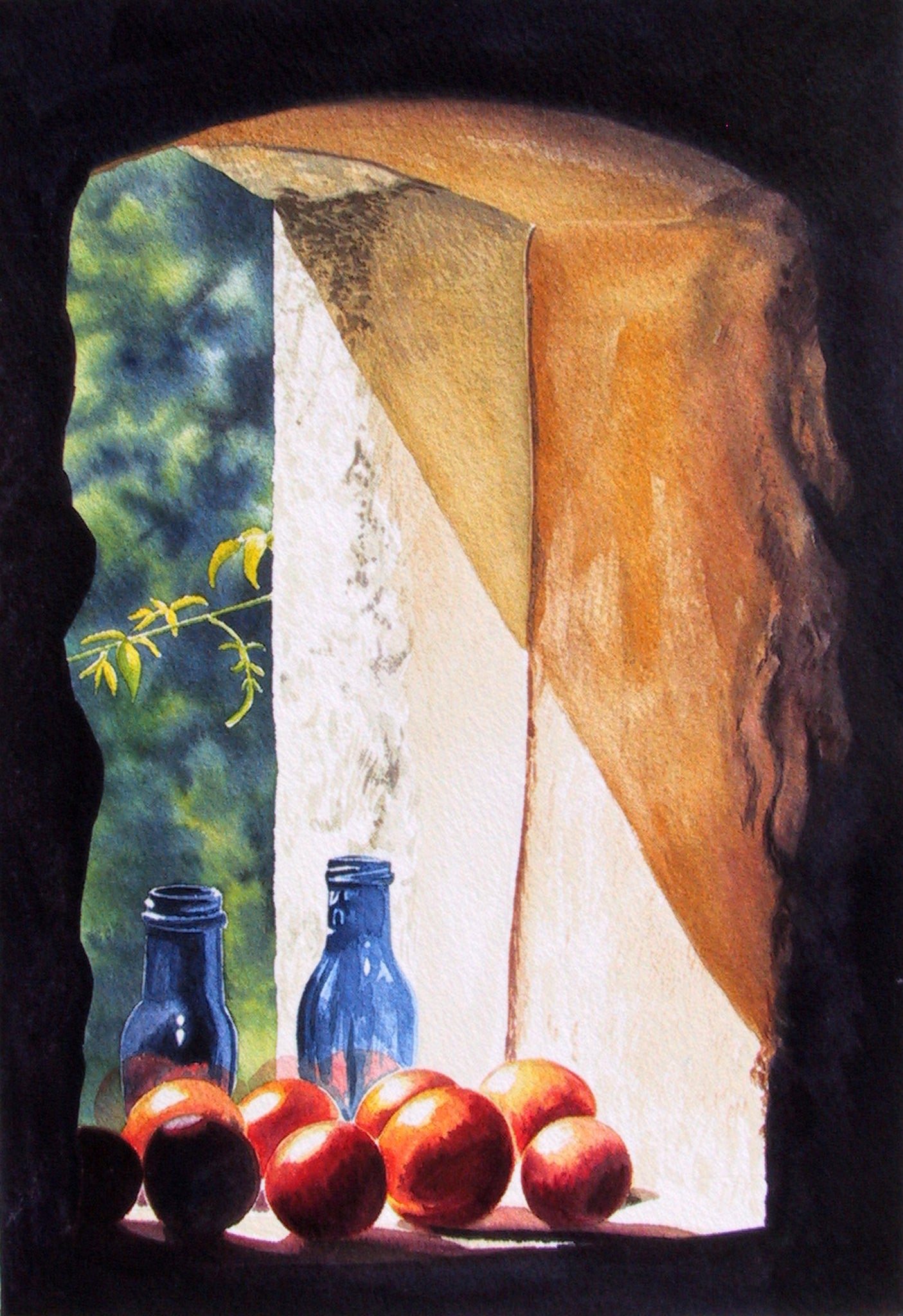 TOMATOES IN THE SUN - ORIGINAL PAINTING